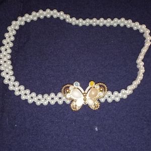 Butterfly 🦋 Faux Pearl Belt For Women Dresses Blouses Wedding Bridal